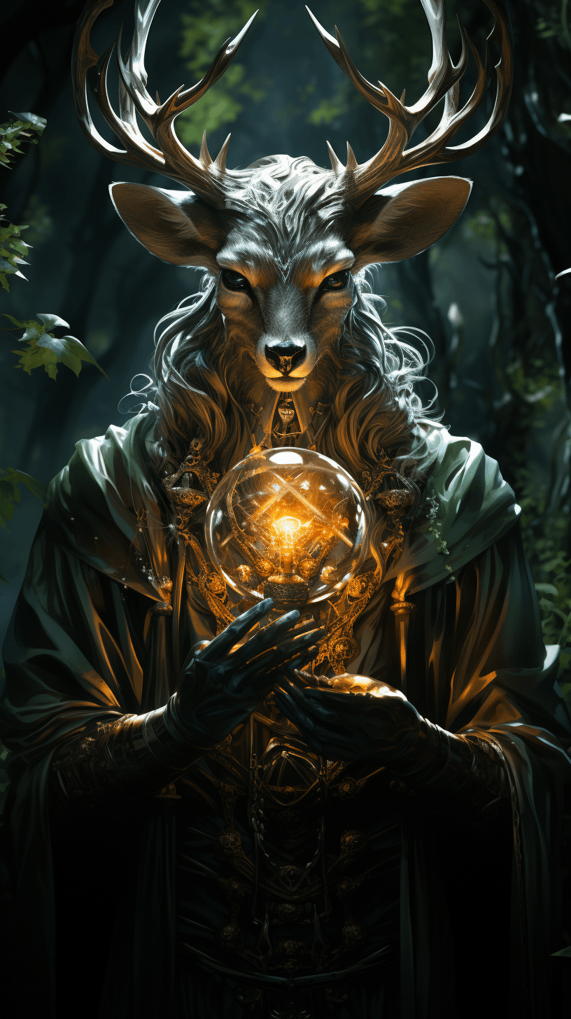 Surreal Forest Guardian - Midjourney