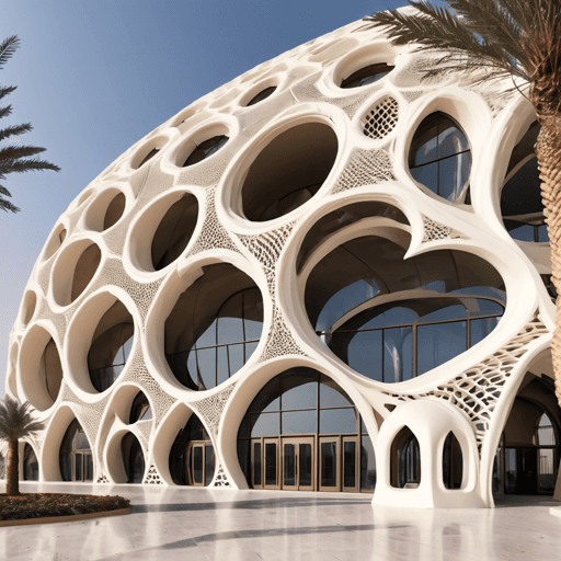 صورة مولدة بالذكاء الاصطناعي: Midjourney prompt: College of engineering,3D printing technology,sust... (نموذج Midjourney - Architecture)