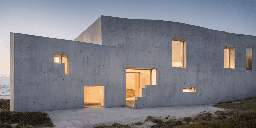 AI generated: Stable Diffusion prompt: an 8K, hyper realistic photo of a beautiful house ... (Stable Diffusion - Architecture)