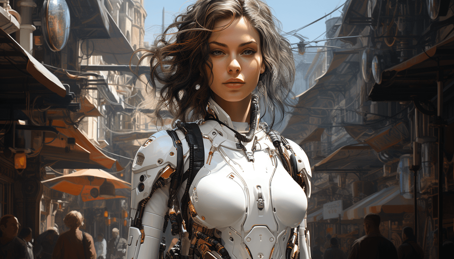 AI generated: Futuristic White (Midjourney - Portraits)