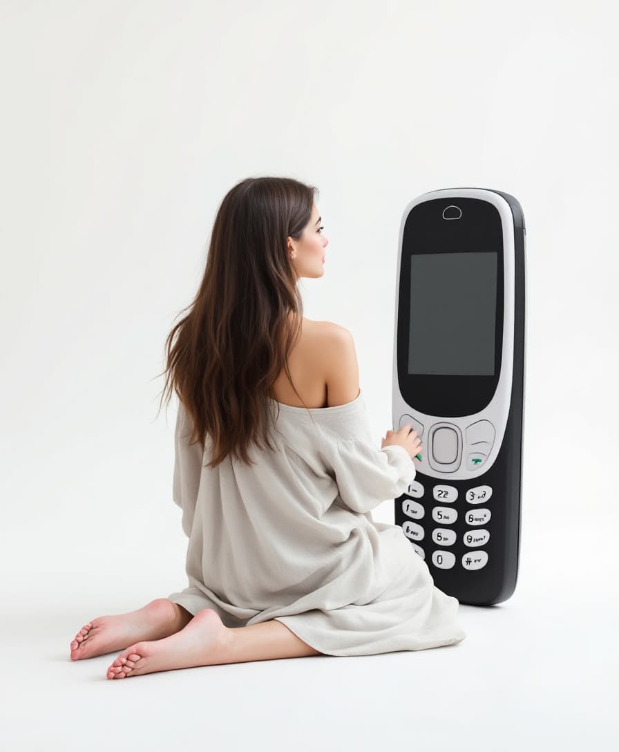 صورة مولدة بالذكاء الاصطناعي: FLUX prompt: A conceptual studio shot on a white background fea... (نموذج FLUX - FLUX)