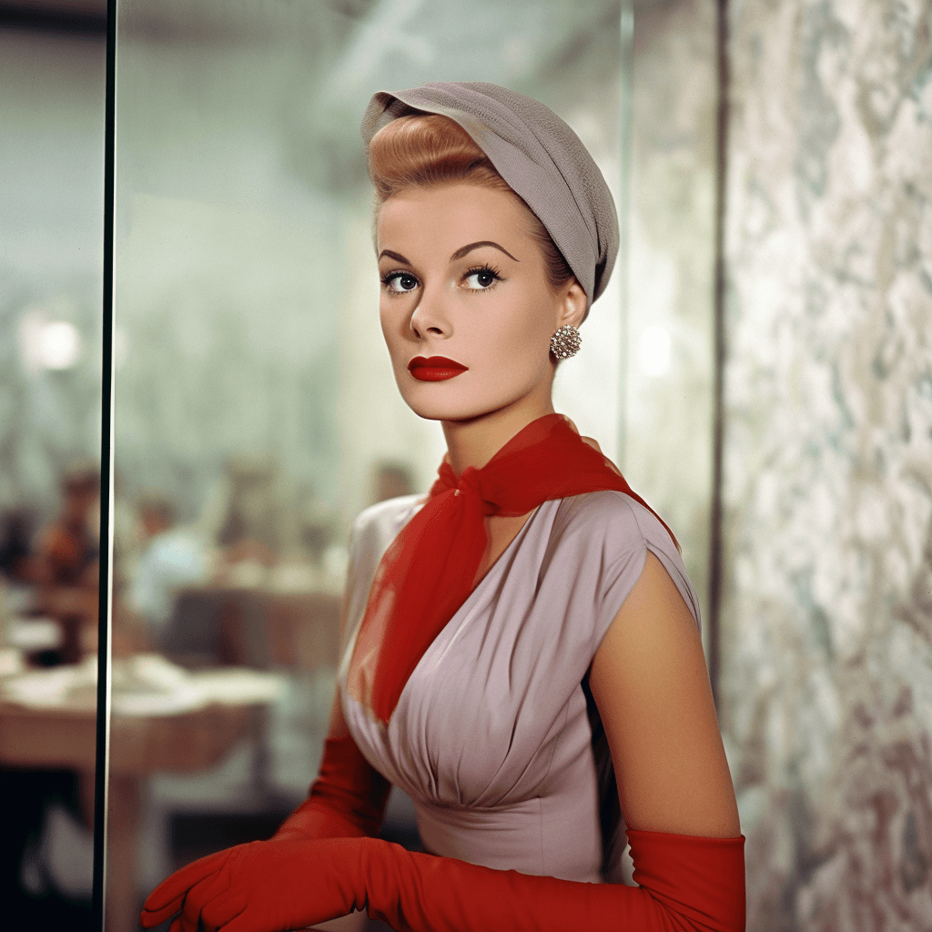 Midjourney prompt: vogue, high fashion, 1952 - Midjourney