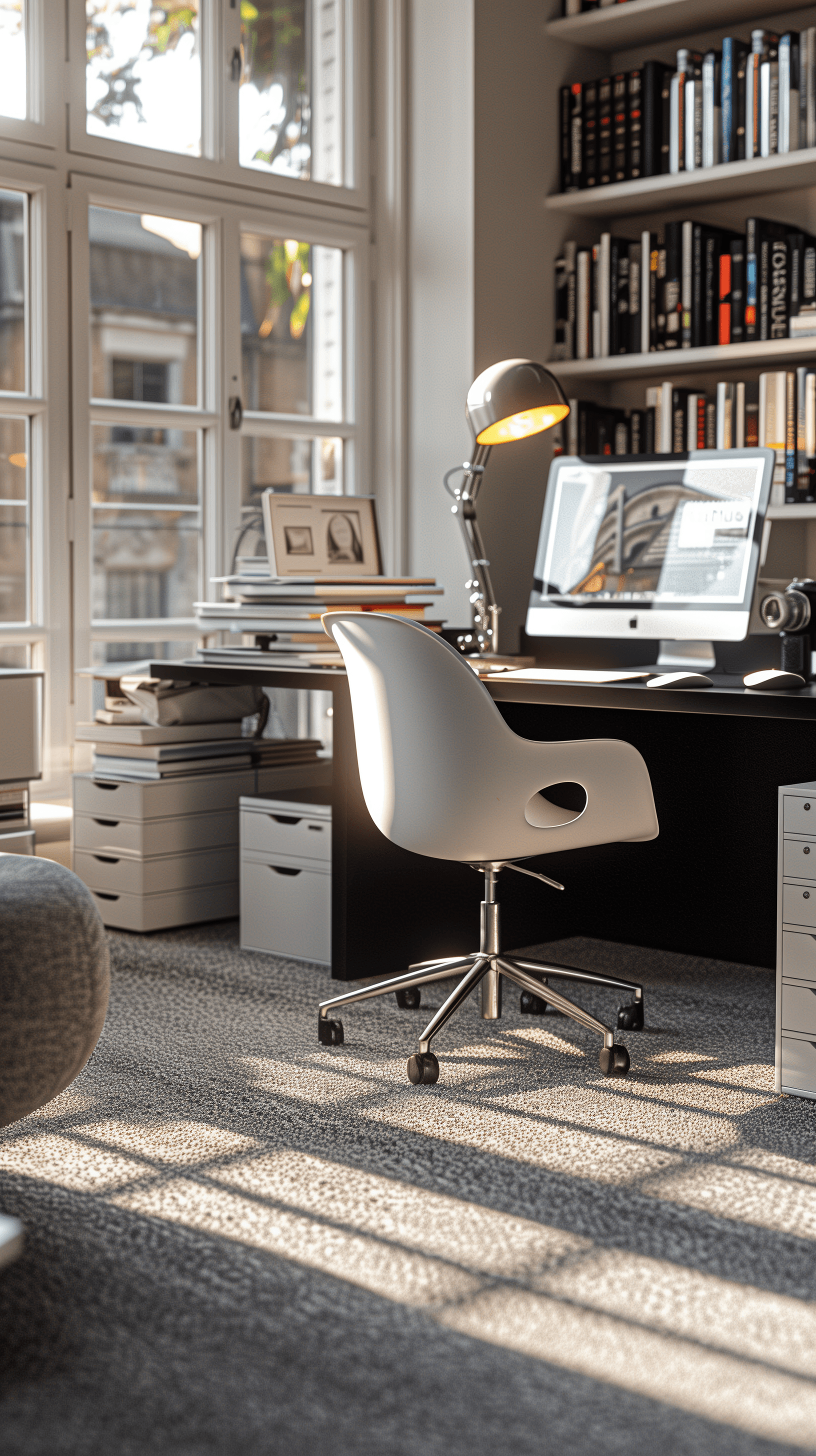 Home office interior - Midjourney