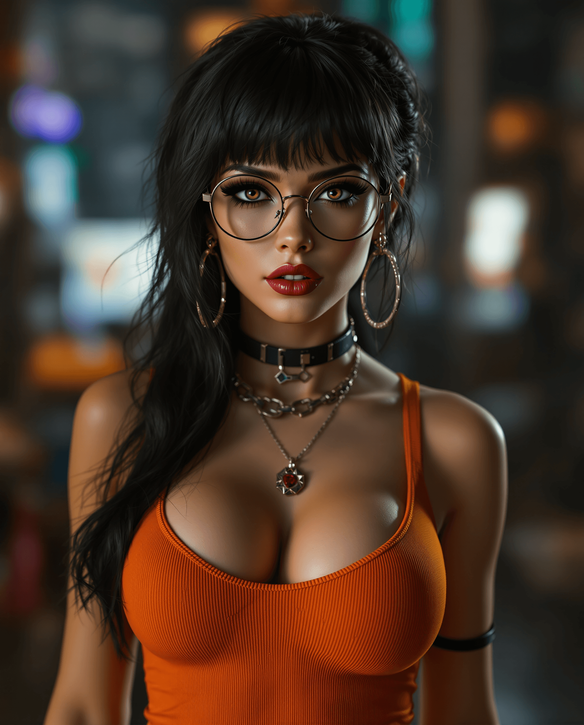 صورة مولدة بالذكاء الاصطناعي: FLUX prompt: Photo of a ultra realistic of velma from scooby-do... (نموذج FLUX - FLUX)