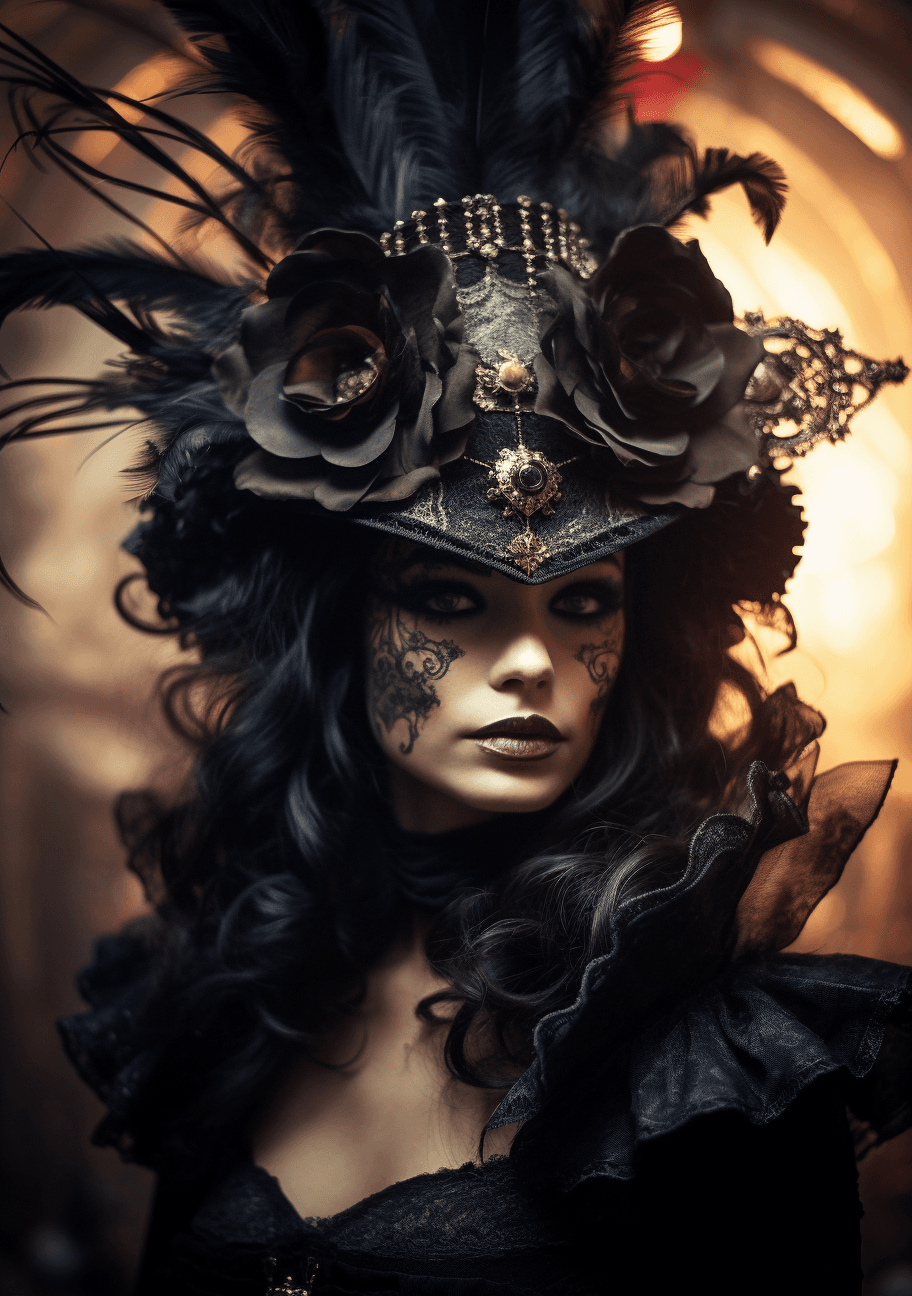 صورة مولدة بالذكاء الاصطناعي: Vintage steampunk (نموذج Midjourney - أزياء وموضة)