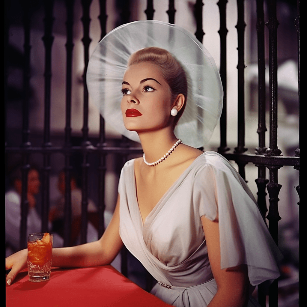 Midjourney prompt: vogue, high fashion, 1952 - Midjourney