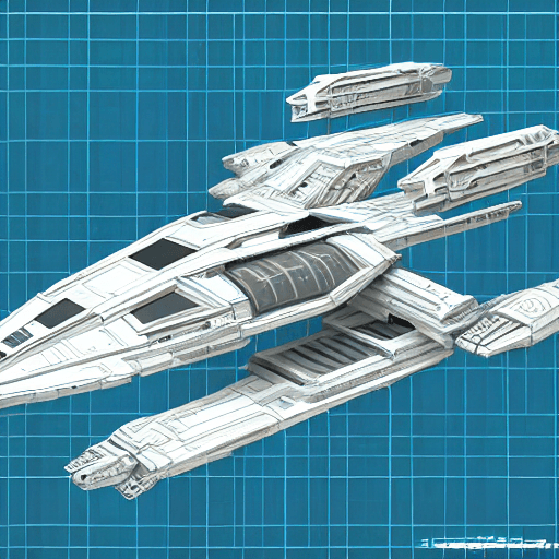 صورة مولدة بالذكاء الاصطناعي: Stable Diffusion prompt: alternative star wars spaceship concept art, indus... (نموذج Stable Diffusion - Stable Diffusion)