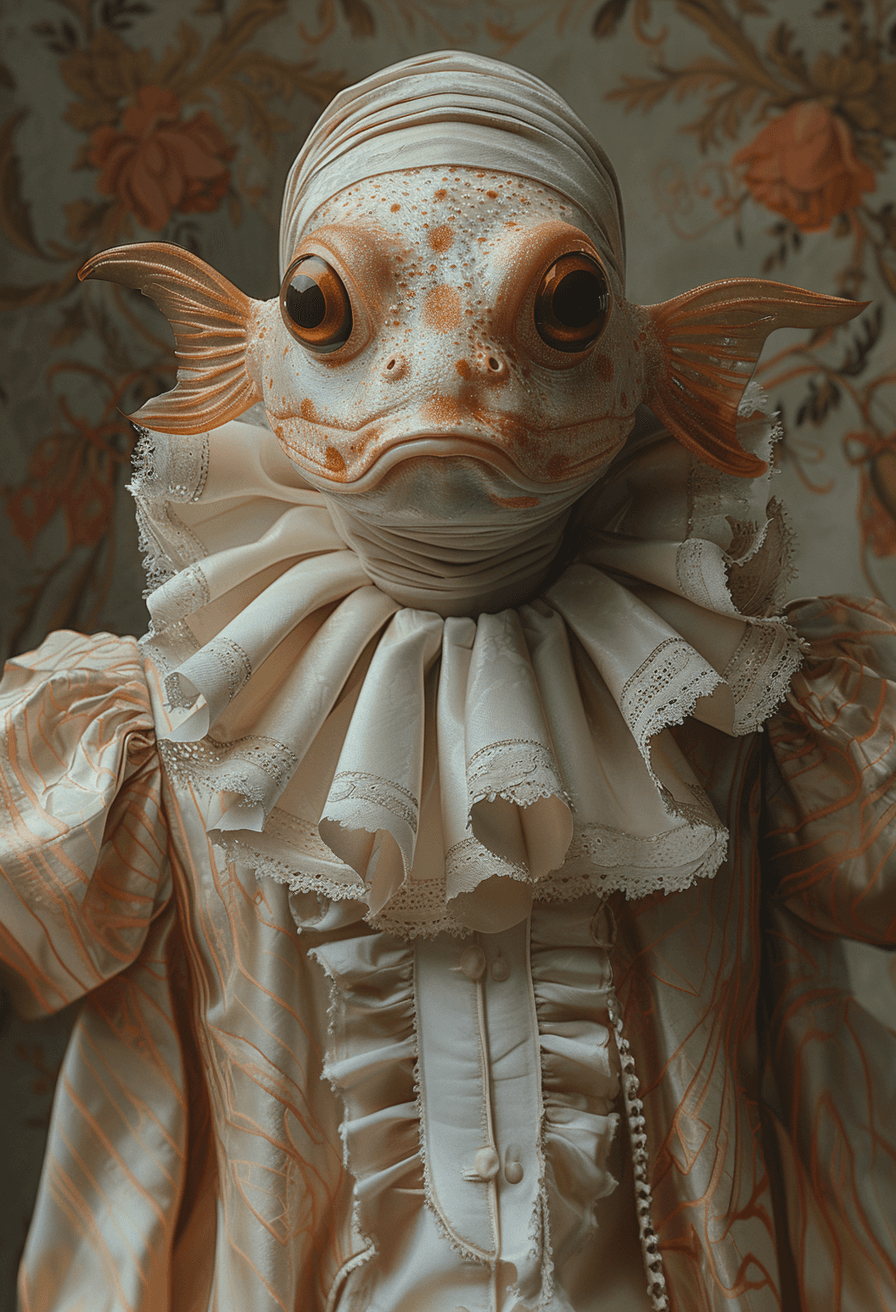 Woman puffer fish - Midjourney
