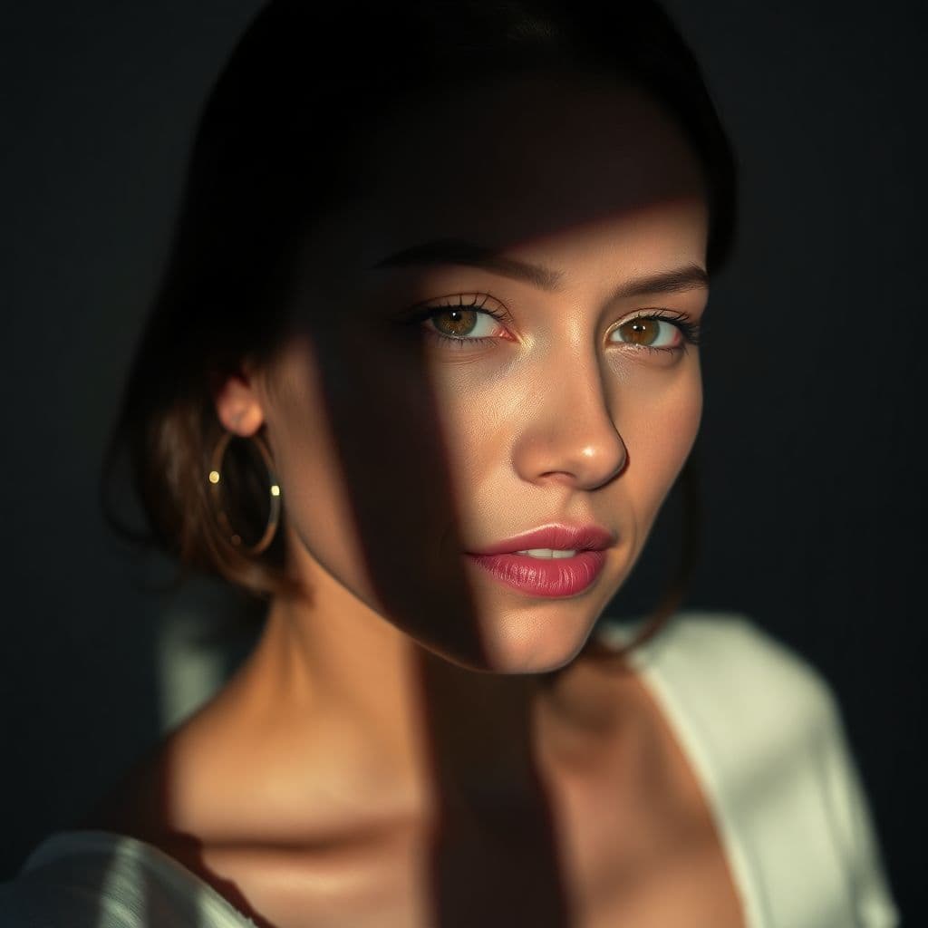 AI generated: FLUX prompt: high-resolution photograph, woman, stunning use of... (FLUX - FLUX)