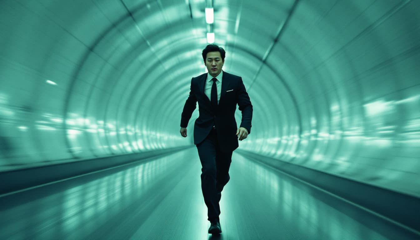 صورة مولدة بالذكاء الاصطناعي: FLUX prompt: Movie feeling, negative film, real, an Asian man i... (نموذج FLUX - FLUX)