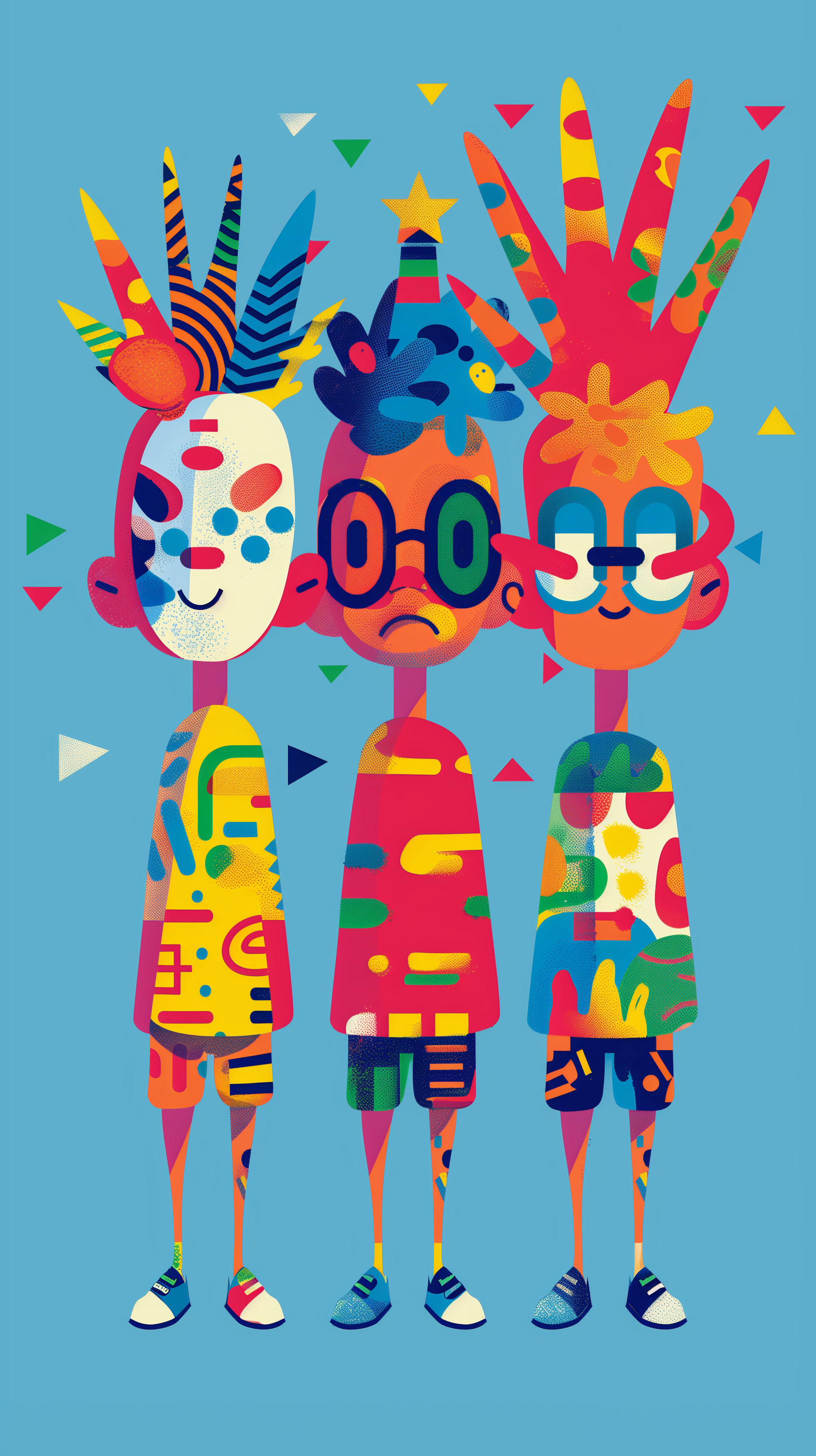 Boys illustration - Midjourney