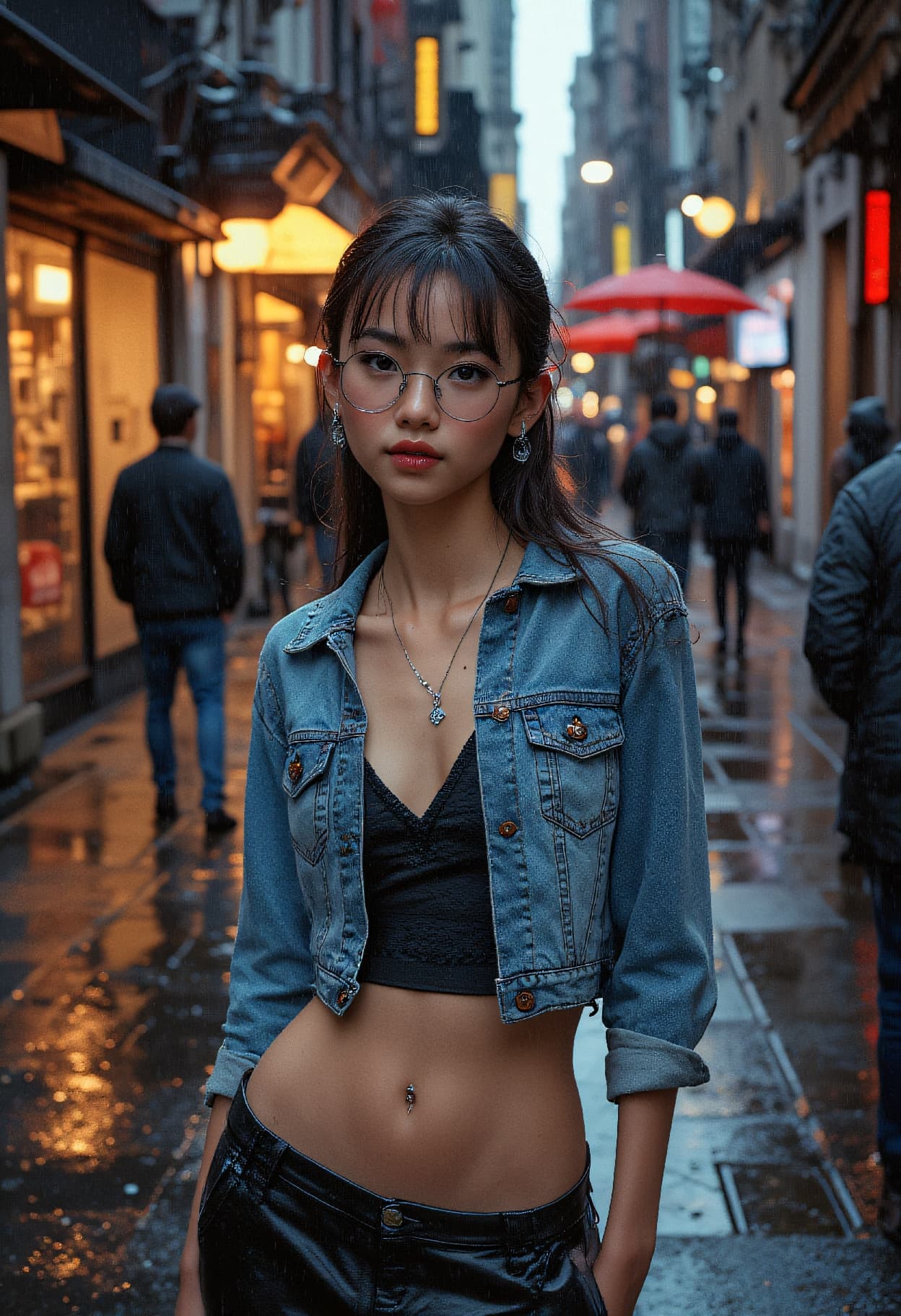 صورة مولدة بالذكاء الاصطناعي: FLUX prompt: 24 year young niji anime asian girl, very sultry l... (نموذج FLUX - أزياء وموضة)