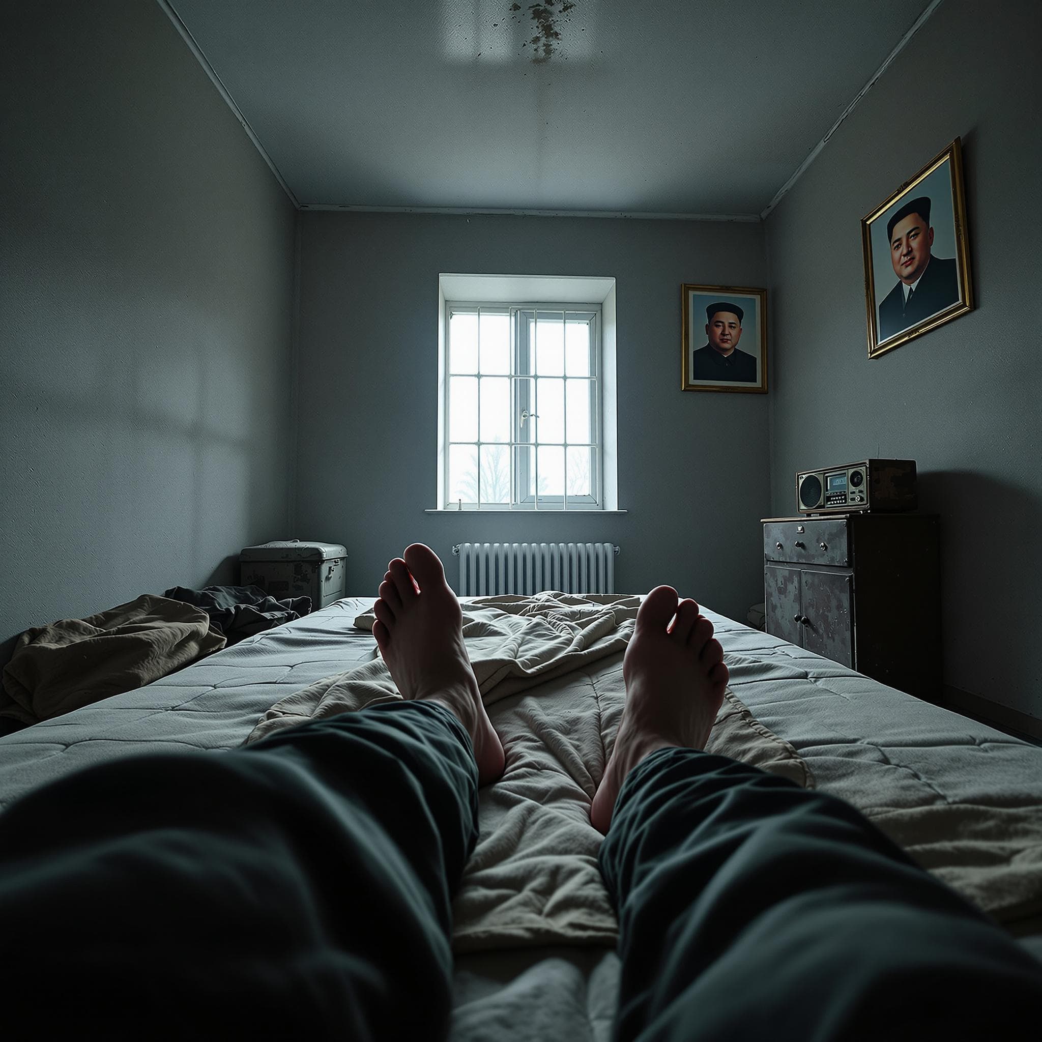 AI generated: FLUX prompt: First-person POV: you open your eyes while lying o... (FLUX - FLUX)