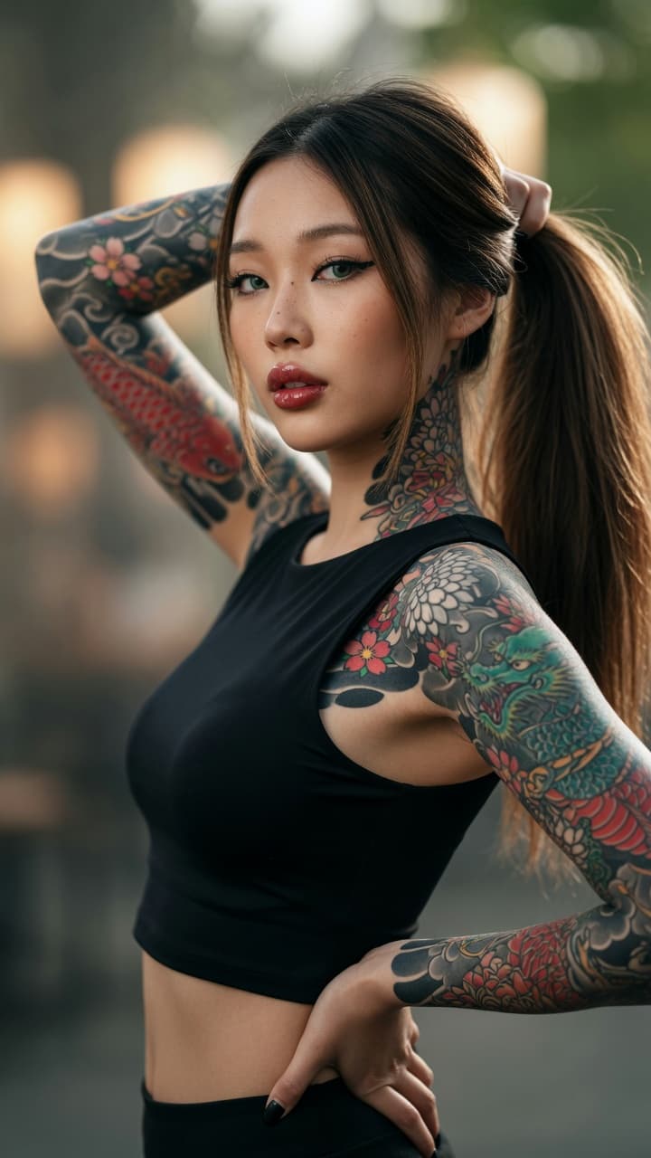 AI generated: Ultra-realistic photograph of a stunning young Eas... (PromptHero - Other AI Models)