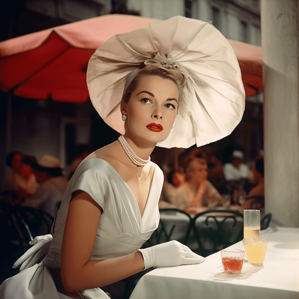 AI generated: Midjourney prompt: vogue, high fashion, 1952 (Midjourney - Fashion)