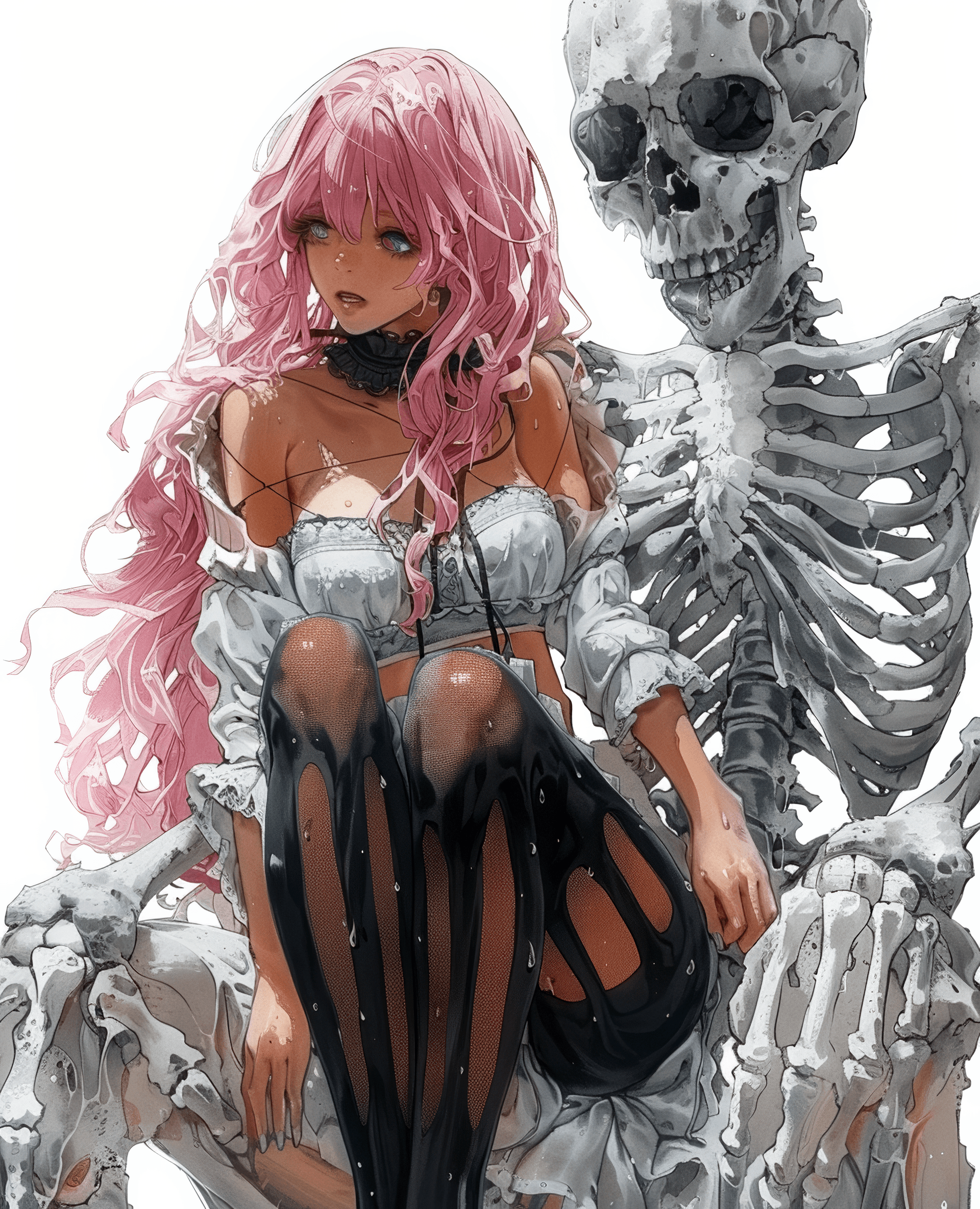 Skeletal bro - Midjourney