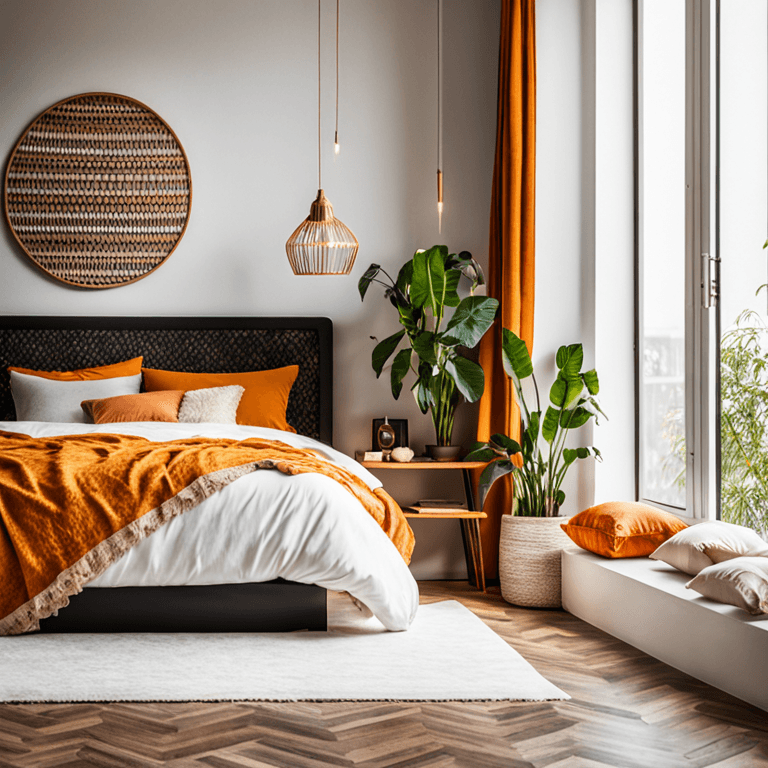 AI generated: Bohemian (BOHO) Interior Design (Stable Diffusion - Interior Design)