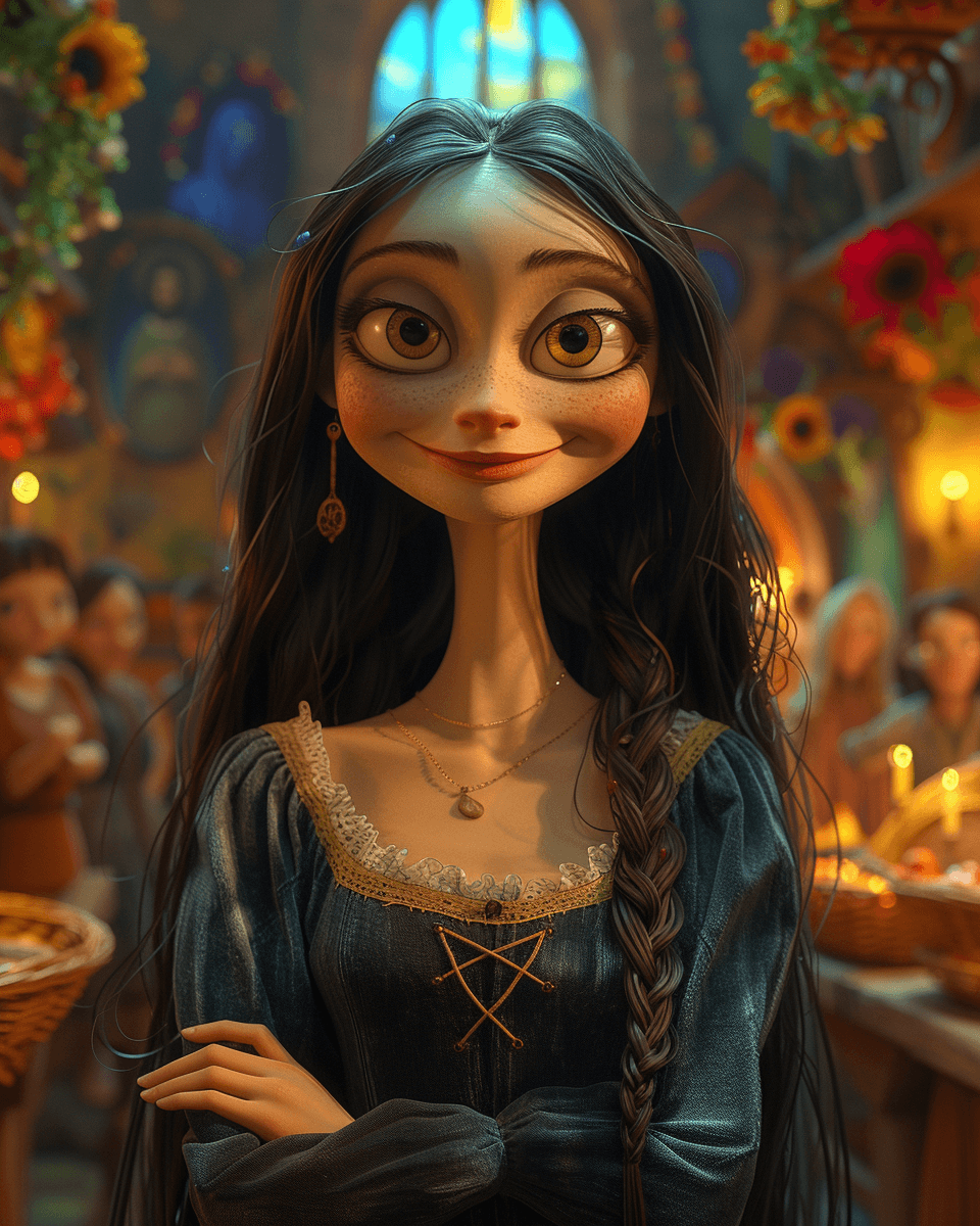 Contemporary Mona Lisa - Midjourney
