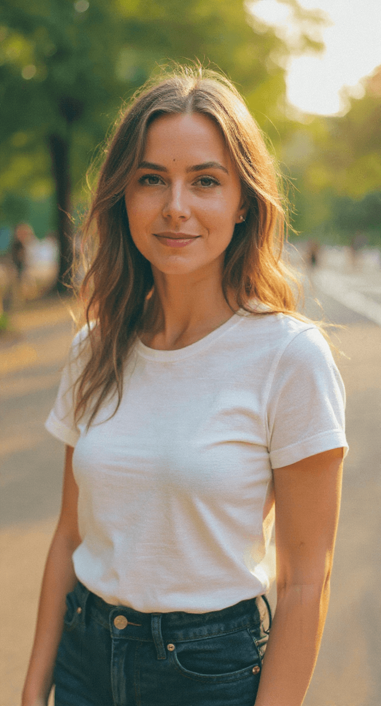 صورة مولدة بالذكاء الاصطناعي: FLUX prompt: A high-resolution, photorealistic portrait of a 30... (نموذج FLUX - FLUX)