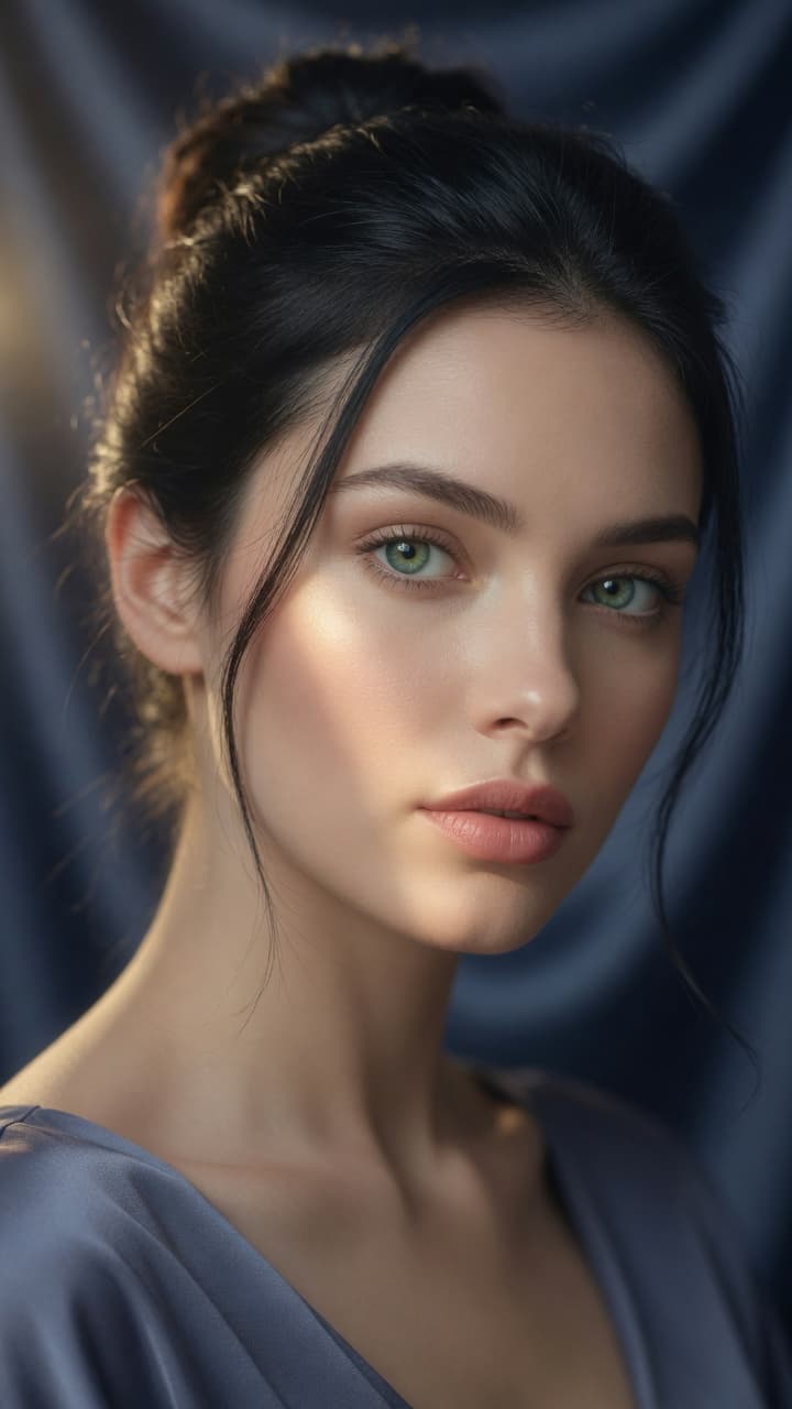 صورة مولدة بالذكاء الاصطناعي: hyper-realistic fine art portrait photograph of a ... (نموذج PromptHero - Other AI Models)