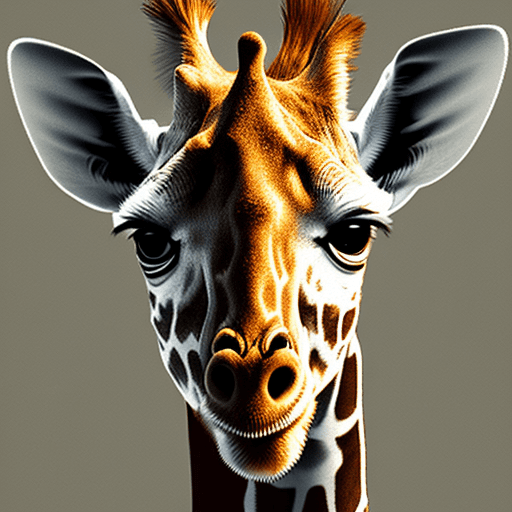 AI generated: Openjourney prompt: mdjrny-v4 giraffe with a shocked expression gettin... (Openjourney - Openjourney)