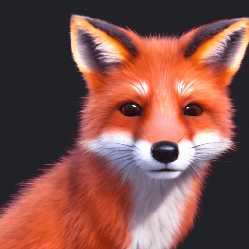 AI generated: Mo-Di Diffusion prompt: portrait of the cutest red fox ever, fluffy, photo... (Mo-Di Diffusion - Mo-Di Diffusion)