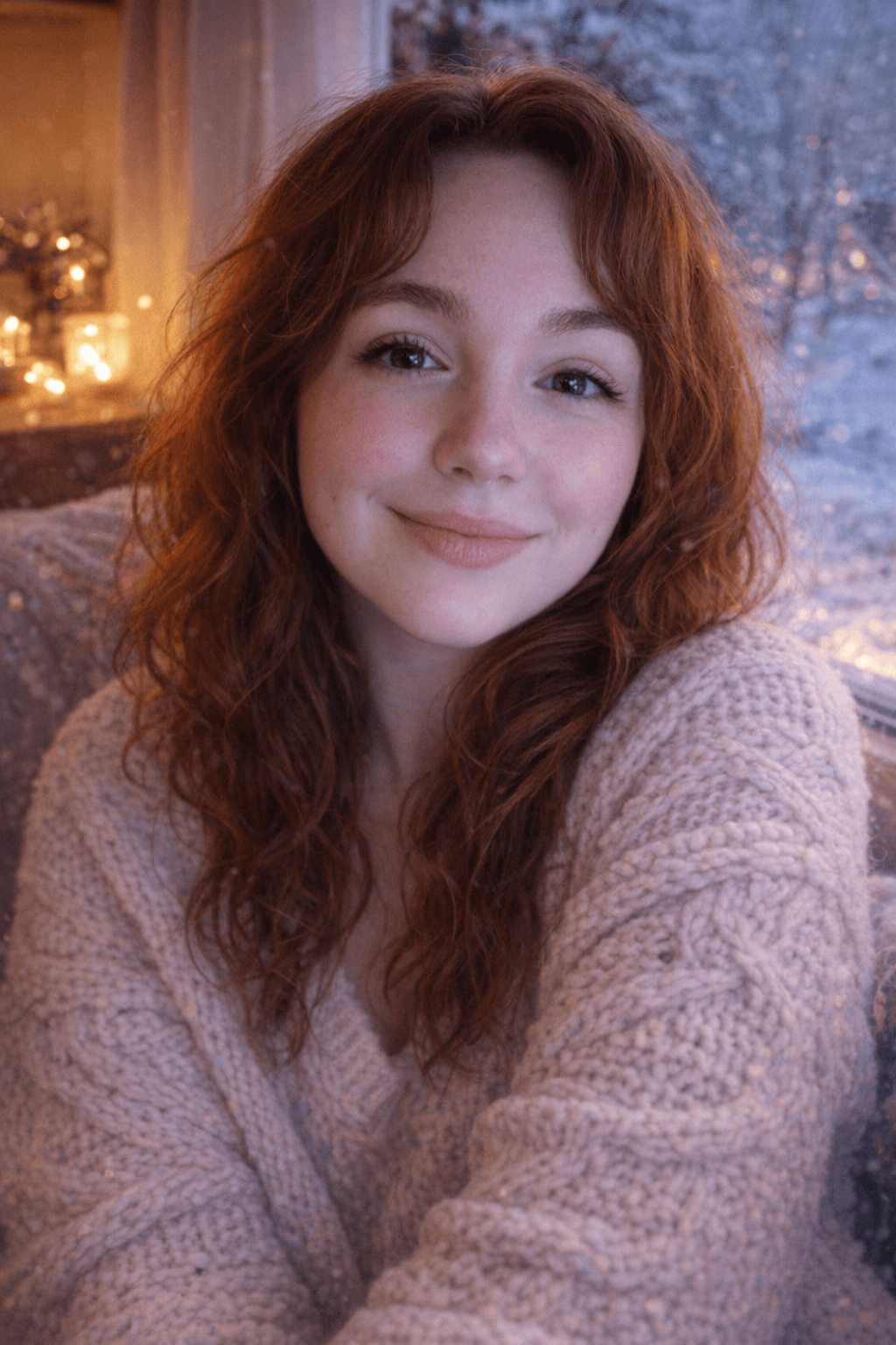 AI generated: ChatGPT Image prompt: Use the uploaded photo of a red-haired girl as the... (ChatGPT Image - ChatGPT Image)