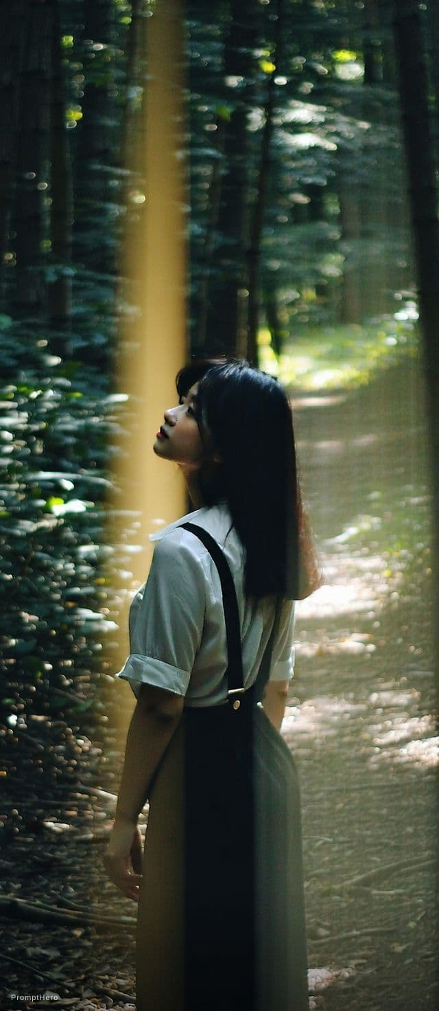 صورة مولدة بالذكاء الاصطناعي: Stable Diffusion prompt: A cinematic portrait of an Asian woman standing in... (نموذج Stable Diffusion - Stable Diffusion)