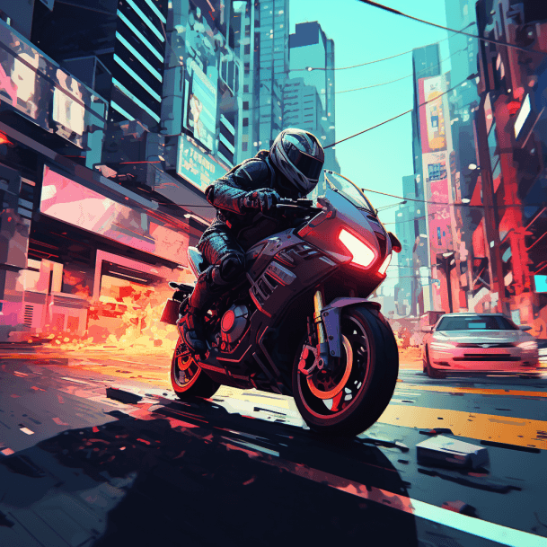 صورة مولدة بالذكاء الاصطناعي: Futuristic Glamour Illustration (نموذج Midjourney - Fashion)