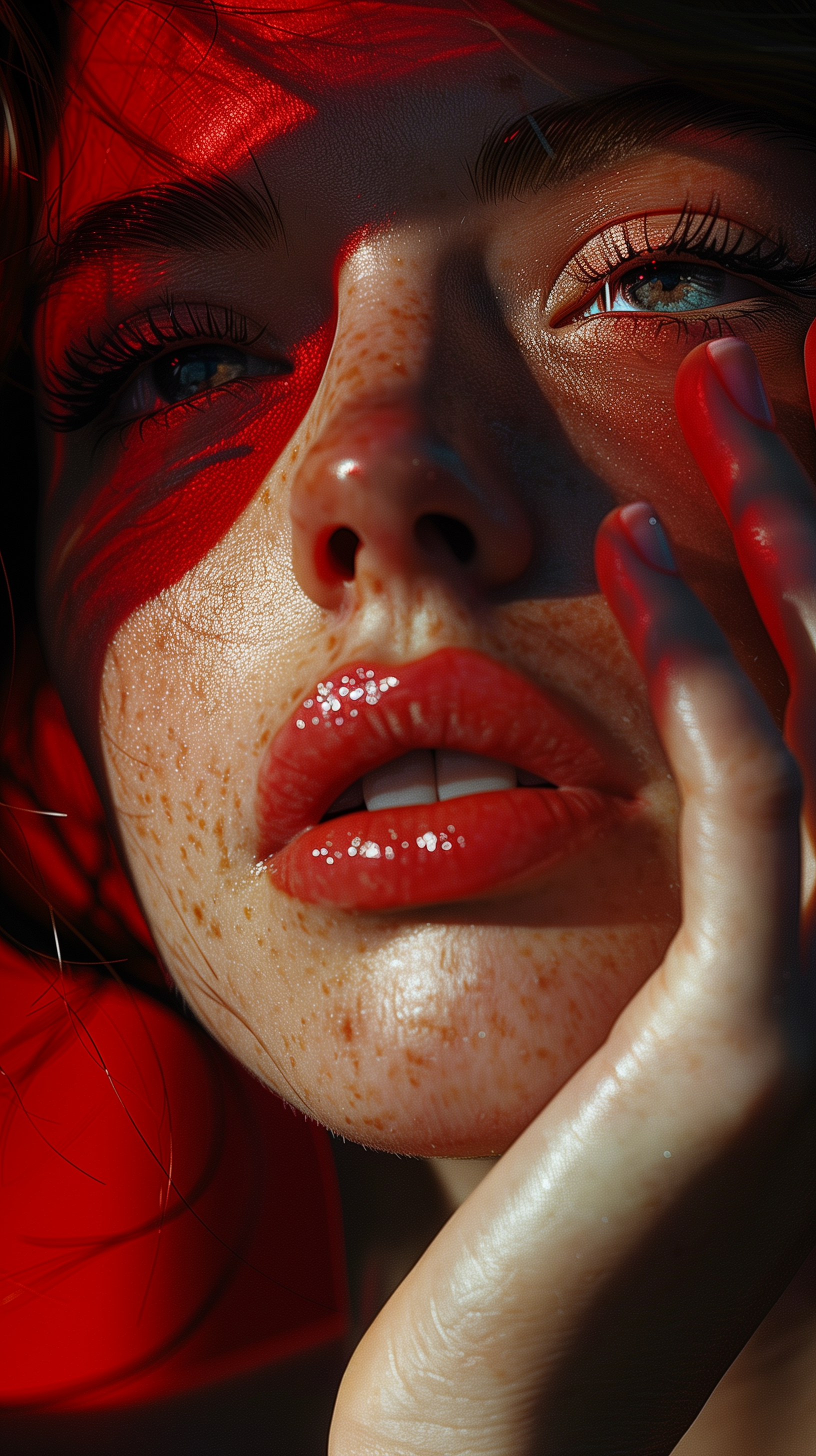 AI generated: Veil of Emotion ❤️✨ (Midjourney - Midjourney)