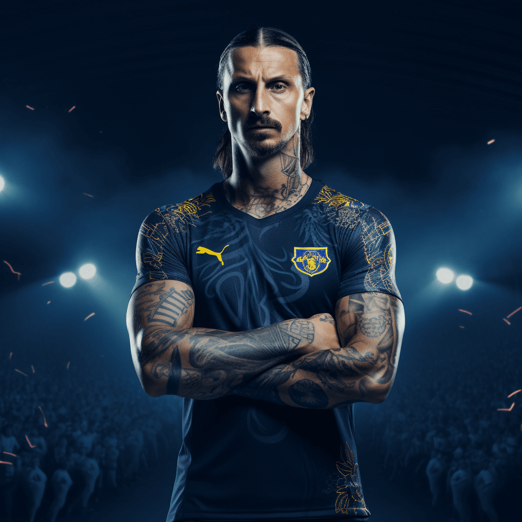 صورة مولدة بالذكاء الاصطناعي: Zlatan Ibraimovic (نموذج Midjourney - Photography)