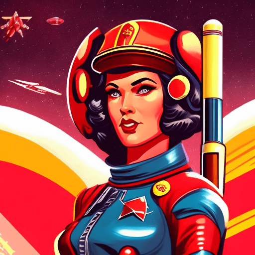 AI generated: Openjourney prompt: retro futurism style, COMMUNIST COMMANDER fantasy... (Openjourney - Openjourney)