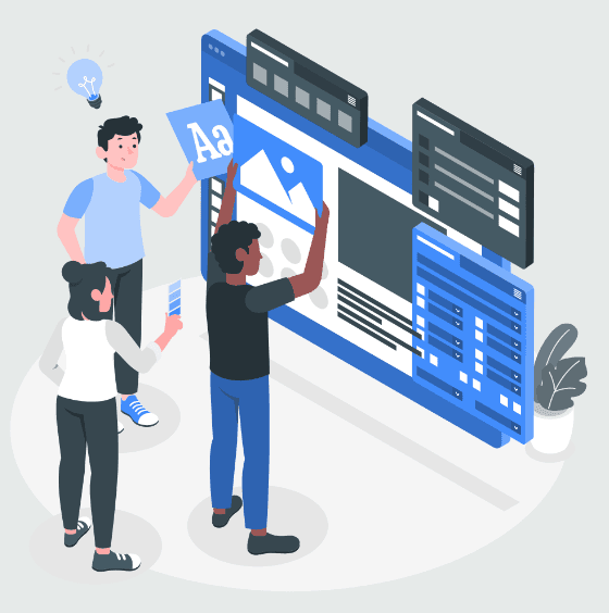 صورة مولدة بالذكاء الاصطناعي: Midjourney prompt: user interface design (نموذج Midjourney - Logo Icon Design)