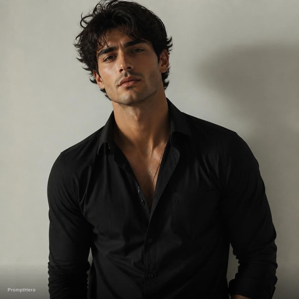 صورة مولدة بالذكاء الاصطناعي: ChatGPT Image prompt: Man model (نموذج ChatGPT Image - ChatGPT Image)