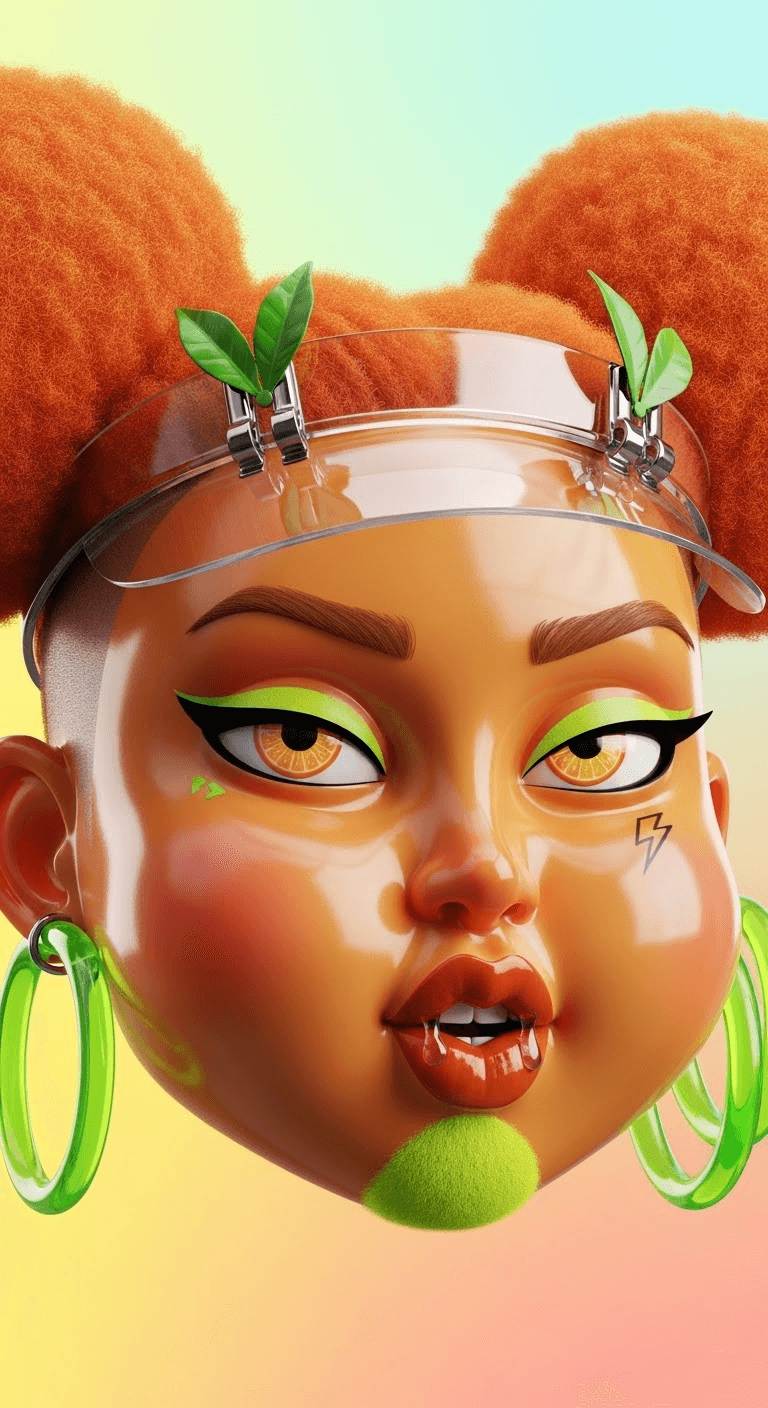 صورة مولدة بالذكاء الاصطناعي: Google Imagen prompt: Mood: cartoon-glam with zesty mischief, sunshine m... (نموذج Google Imagen - Google Imagen)