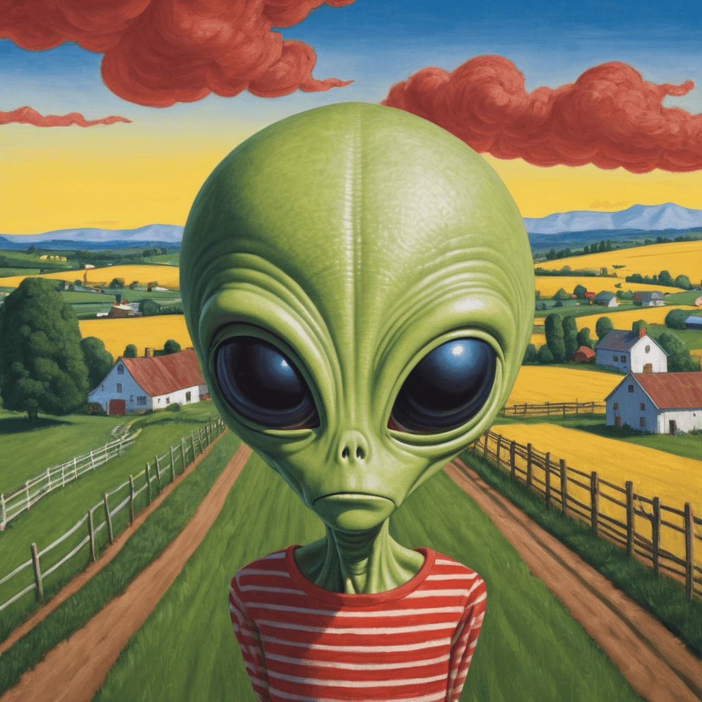 AI generated: Stable Diffusion prompt: a painting by grant wood, in the style of american... (Stable Diffusion - Concept Art)
