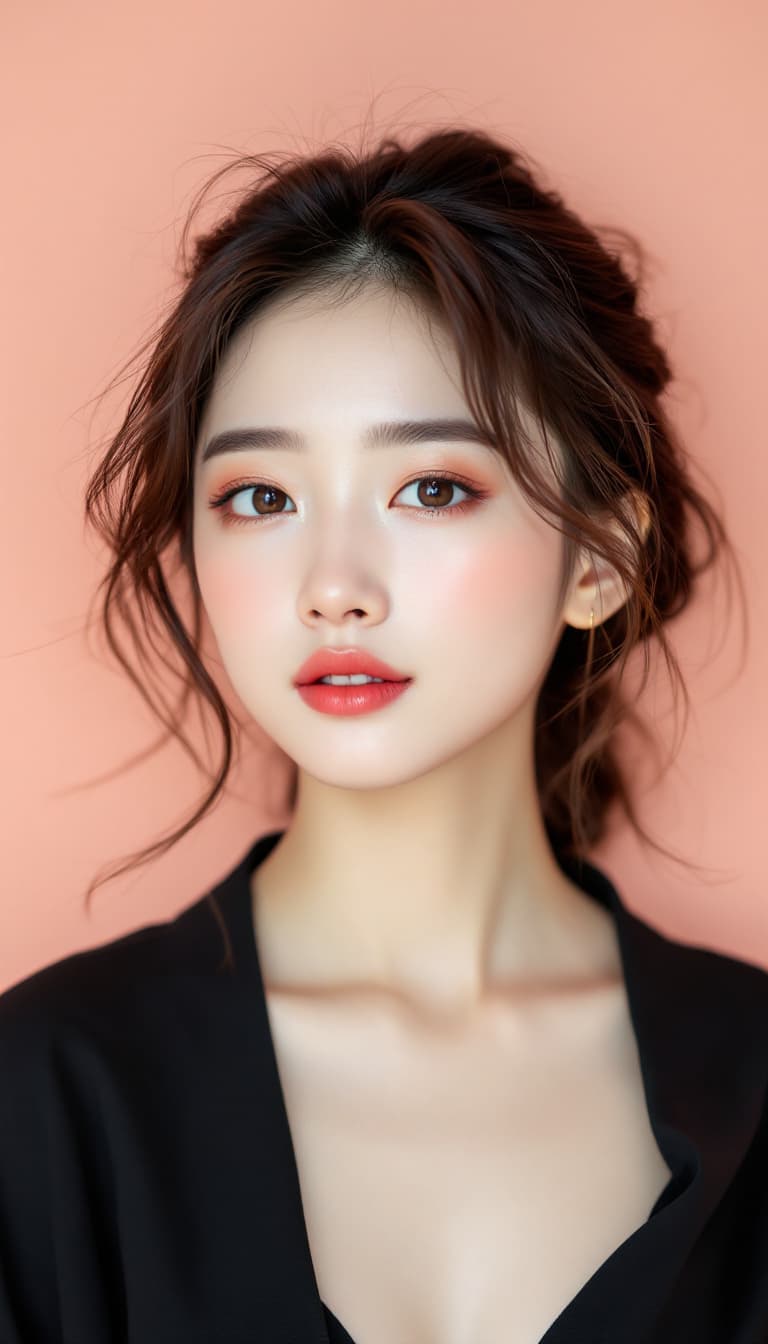 صورة مولدة بالذكاء الاصطناعي: FLUX prompt: A beautiful Chinese girl with brown hair in a low ... (نموذج FLUX - FLUX)