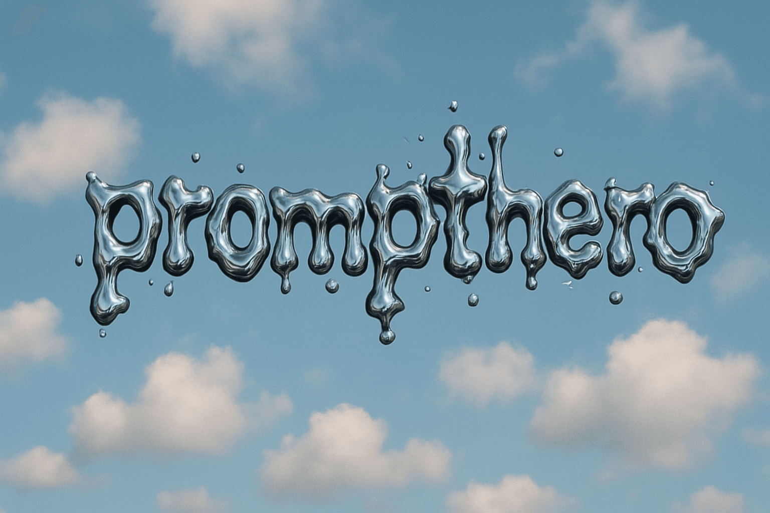 AI generated: Sora prompt: Create a liquid metal ink blotch typography of the... (Sora - Sora)