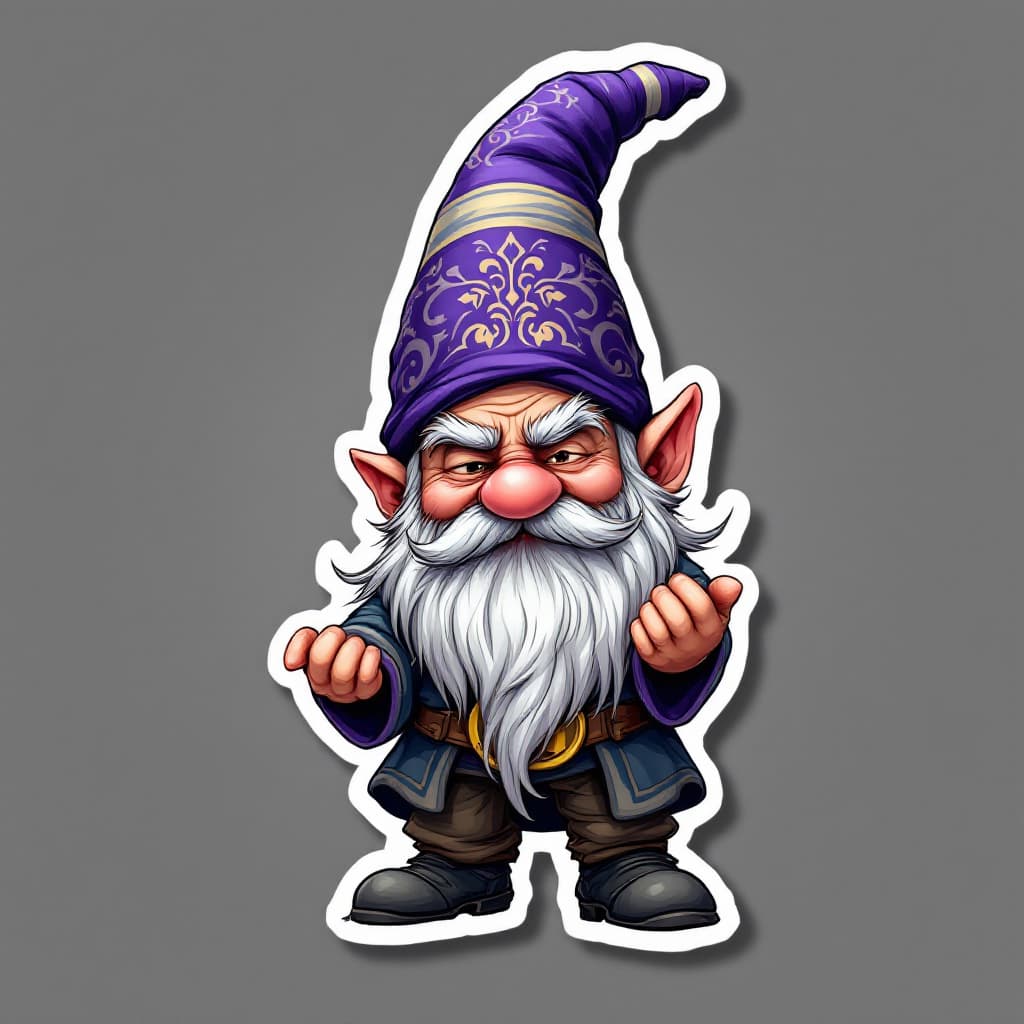 AI generated: FLUX prompt: A highly detailed full-body cartoon sticker of a w... (FLUX - FLUX)