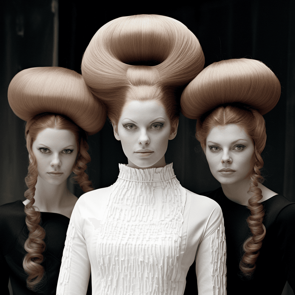 AI generated: Midjourney prompt: future fashion, hair styles (Midjourney - Fashion)