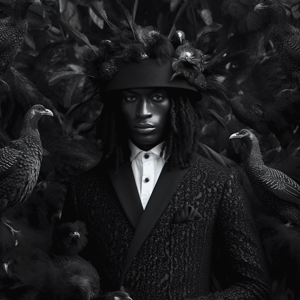 صورة مولدة بالذكاء الاصطناعي: Gothic Paradise (نموذج Midjourney - Fashion)