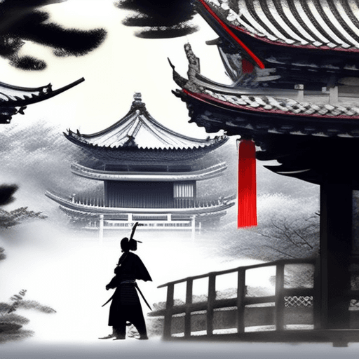 صورة مولدة بالذكاء الاصطناعي: Openjourney prompt: Samurai in full armor, concept art in the style of... (نموذج Openjourney - Openjourney)