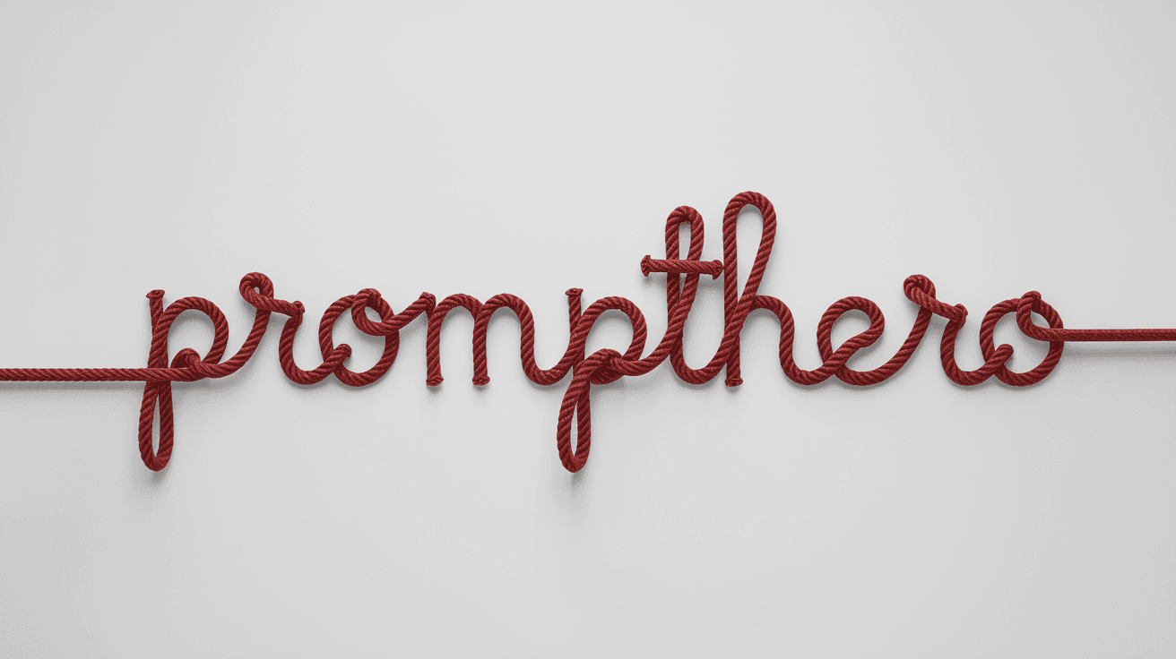 صورة مولدة بالذكاء الاصطناعي: Ideogram prompt: A minimalist design of the word "PROMPTHERO" forme... (نموذج Ideogram - Ideogram)
