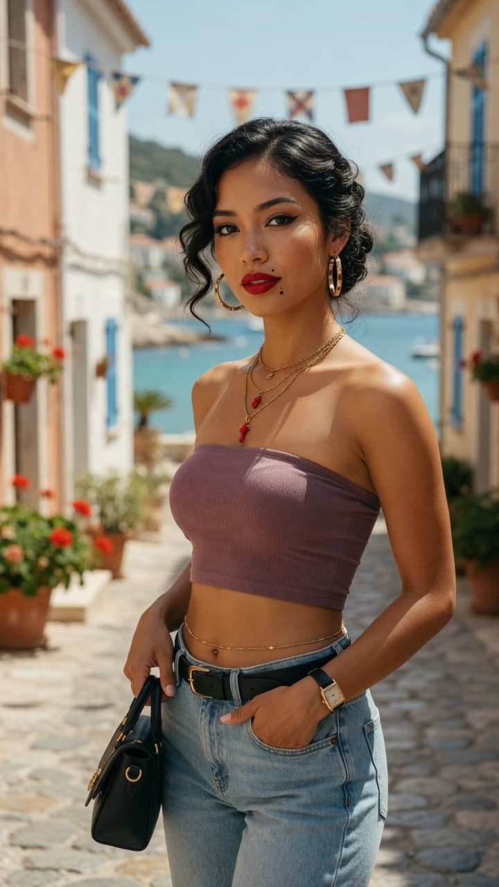 صورة مولدة بالذكاء الاصطناعي: A stunning ultra-realistic photograph of a beautif... (نموذج PromptHero - Other AI Models)