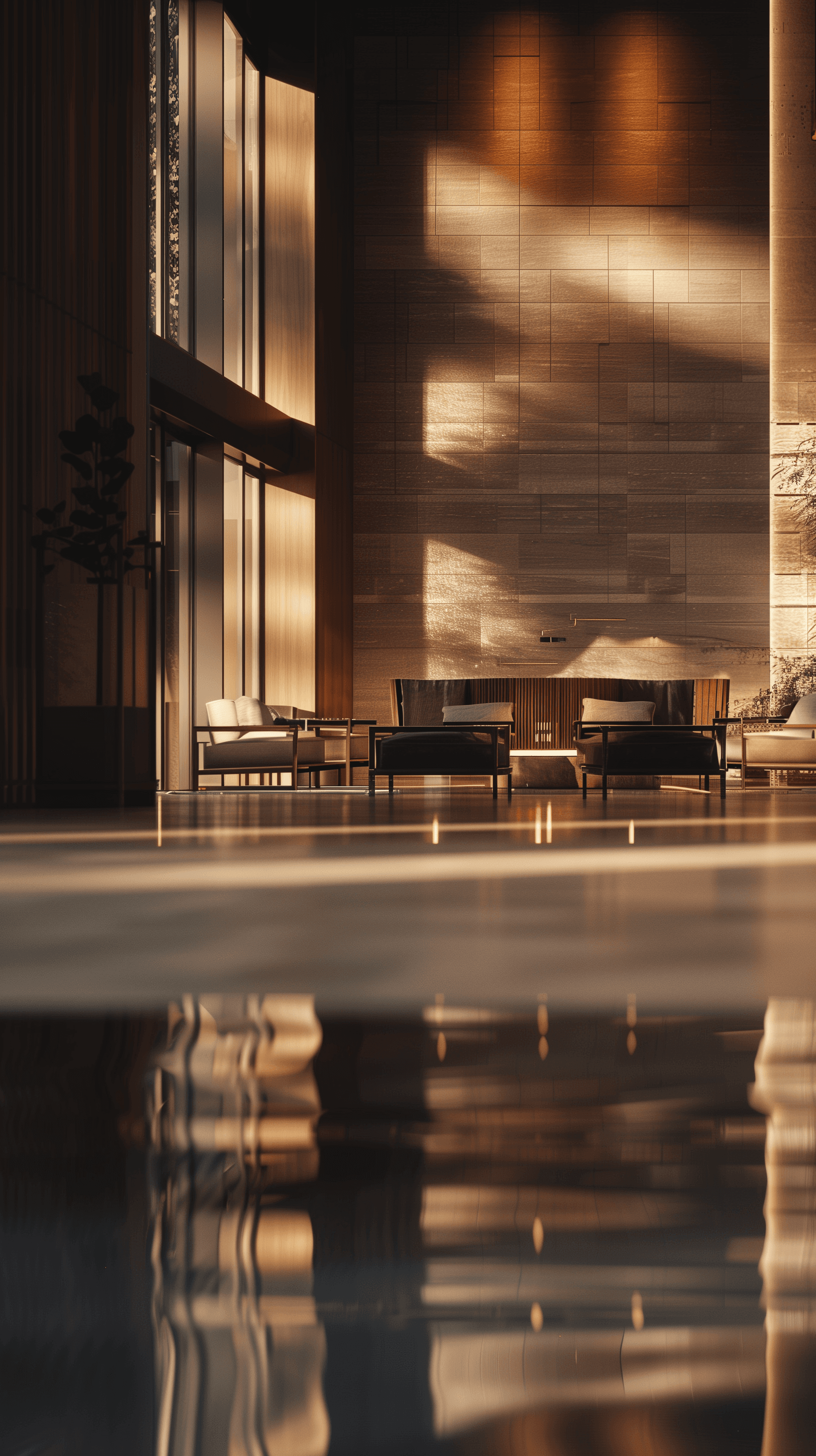 Boutique hotel reception - Midjourney