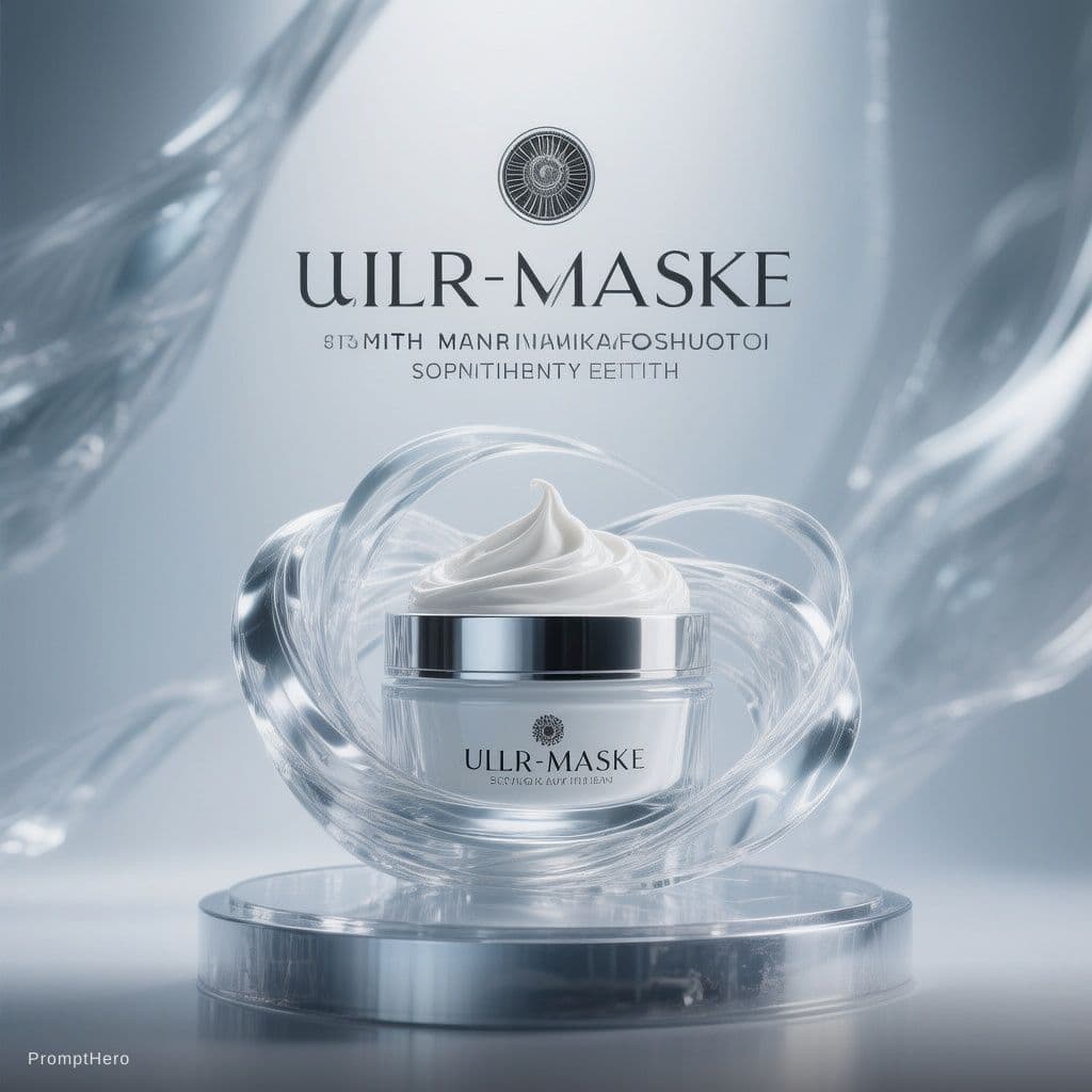 AI generated: Hero prompt: Premium advertising banner for a hair mask jar, si... (Hero - Hero)