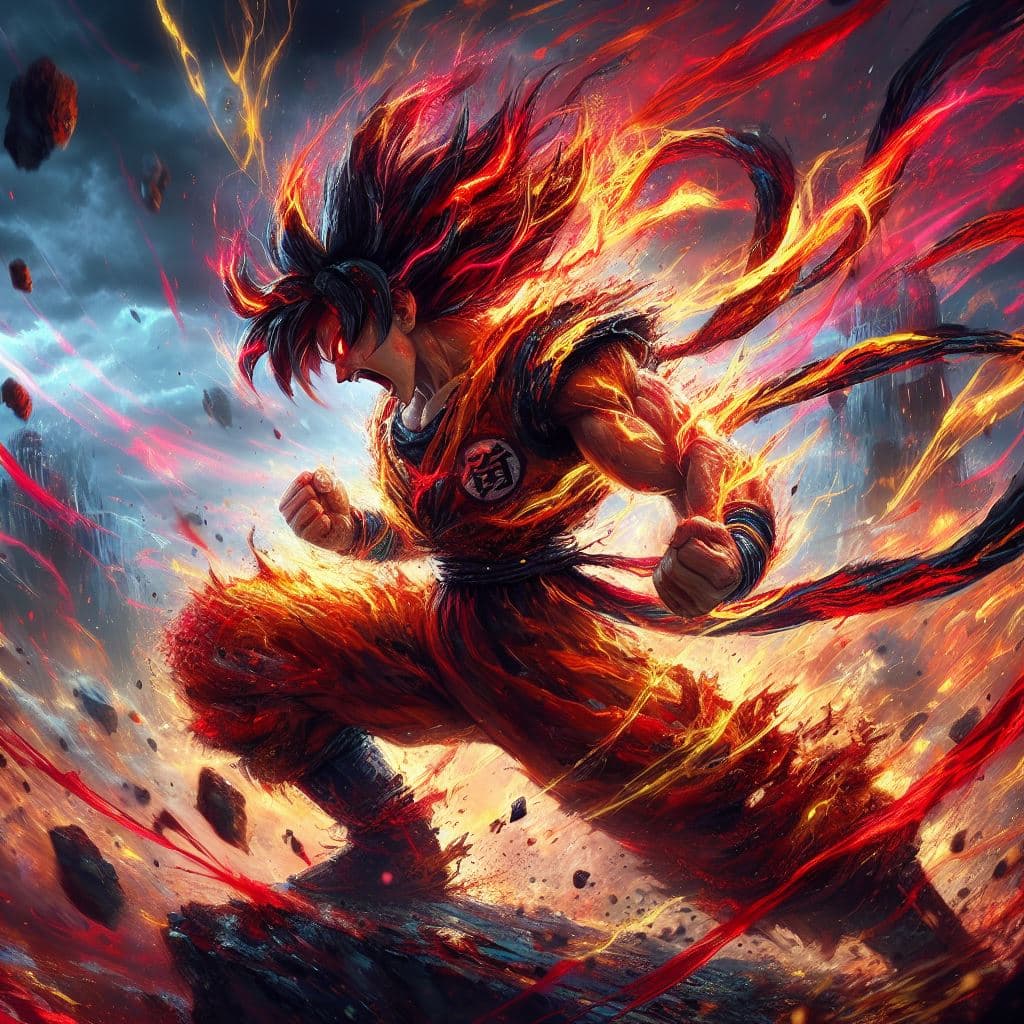 Badassest Yamcha ever - DALL·E