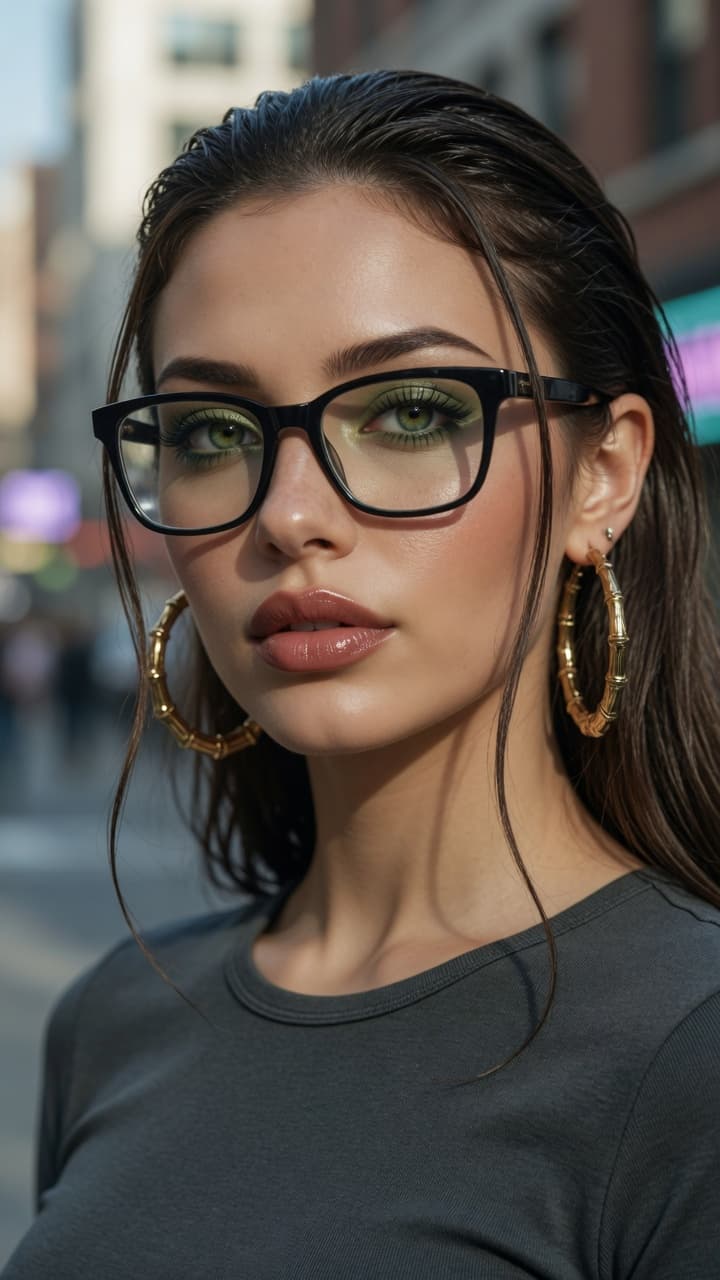 صورة مولدة بالذكاء الاصطناعي: "Photorealistic close-up portrait of a beautiful y... (نموذج PromptHero - Other AI Models)