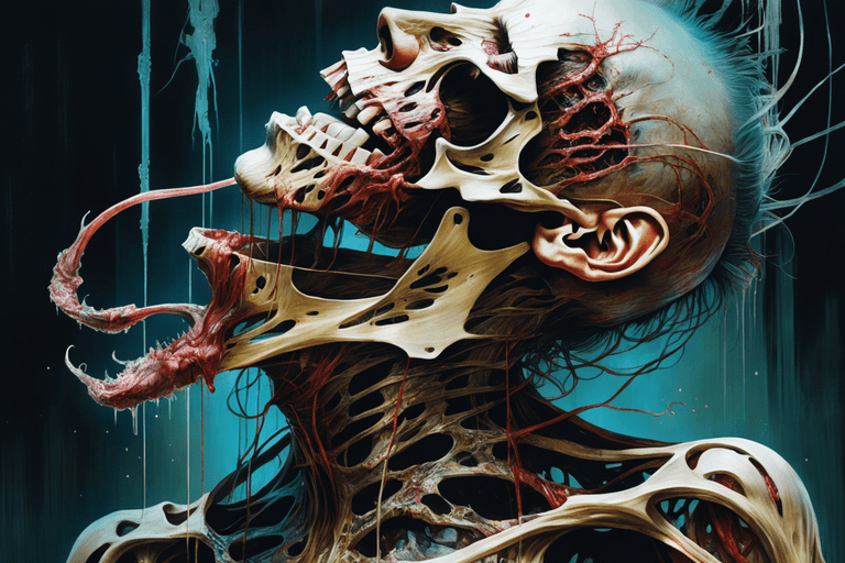AI generated: Grotesque Agony (Stable Diffusion - Concept Art)