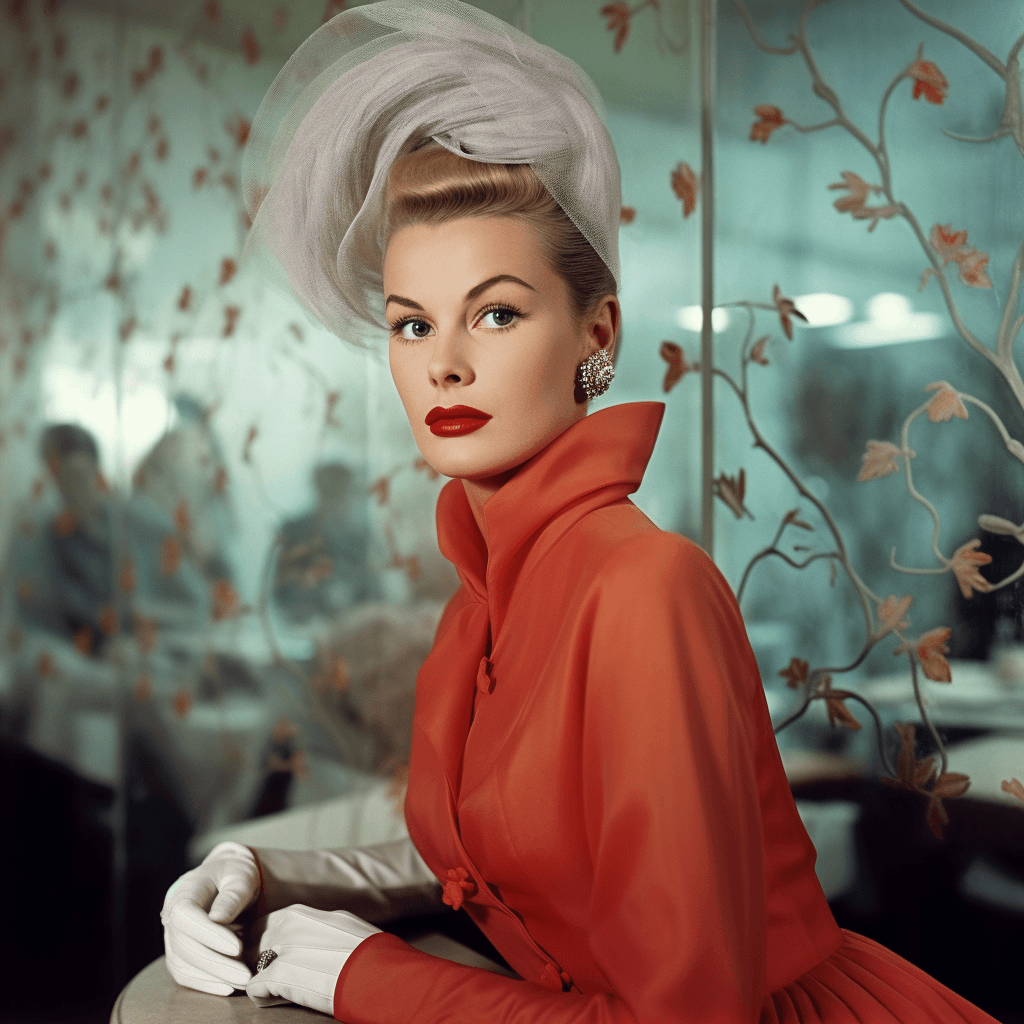 Midjourney prompt: vogue, high fashion, 1952 - Midjourney